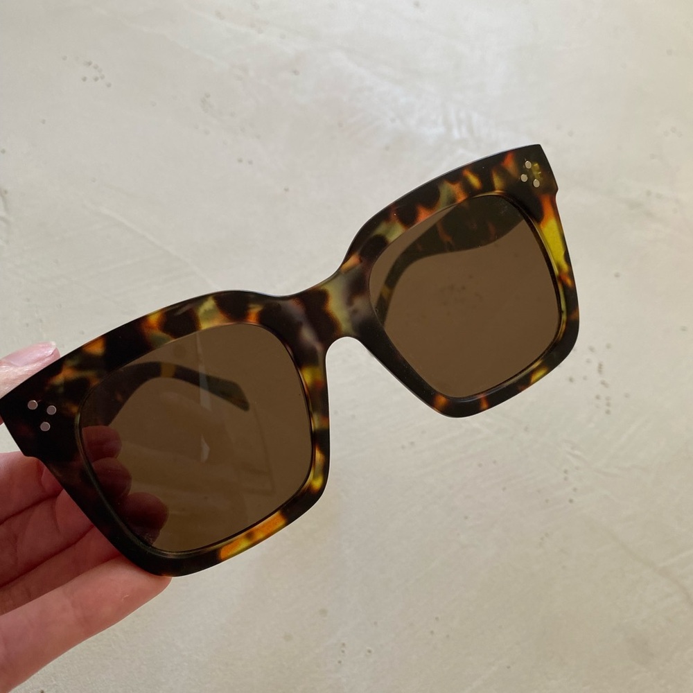 Free People Tortoiseshell Square Frame Sunglasses Never Worn BNWOT